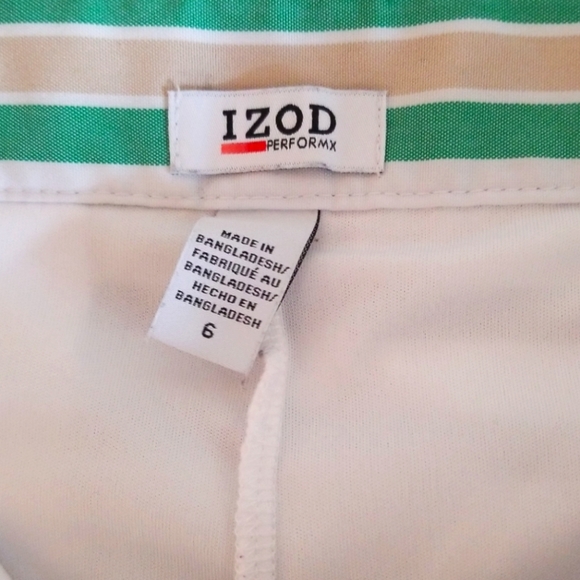 Izod Performx Preppy Striped Skort - Picture 2 of 5